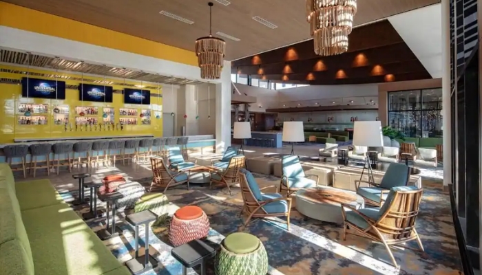 conheça agora tudo sobre as Acomodações e área de alimentação no hotel Dockside da Universal em Orlando