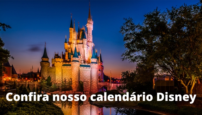 Veja nosso calendário Disney e decida para você qual a melhor época de ir a Disney.