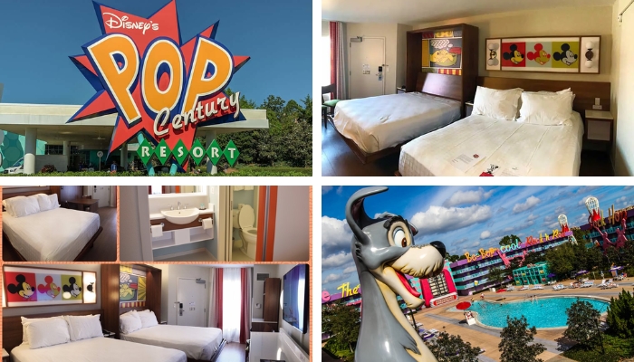 Hotel Pop Century Resort, um resort econômico na Disney para sua família. 