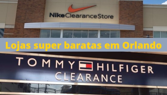 Lojas Clearance em Orlando, ótimas compras, excelentes produtos e preço baixo. 