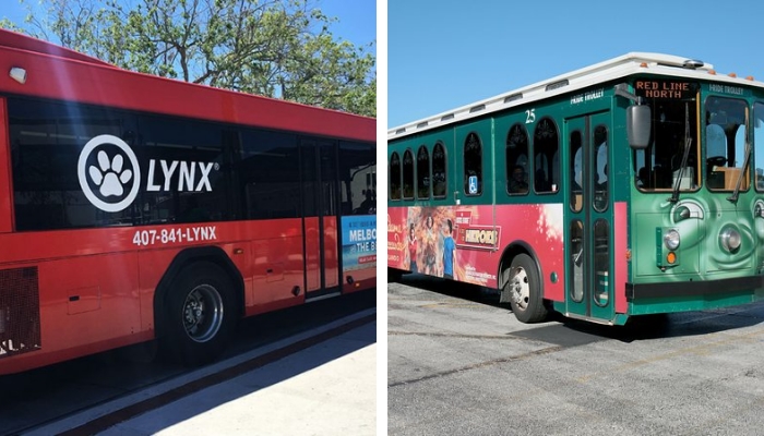 Veja dois serviços de ônibus em Orlando que podem ser suas possibilidades de locomoção pela cidade.