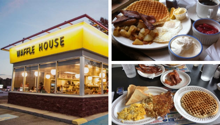Waffle House em Orlando: opções fantásticas de refeições típicas americanas com preço baixo.  