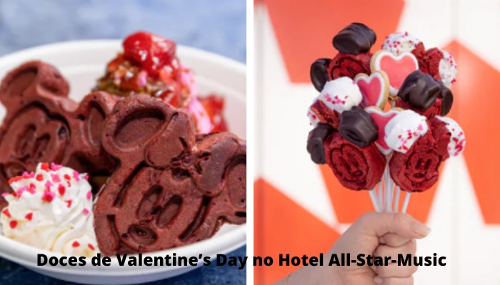 Dia dos Namorados no Hotel All-Star-Music: confira os doces charmosos que a Disney preparou para os apaixonados.