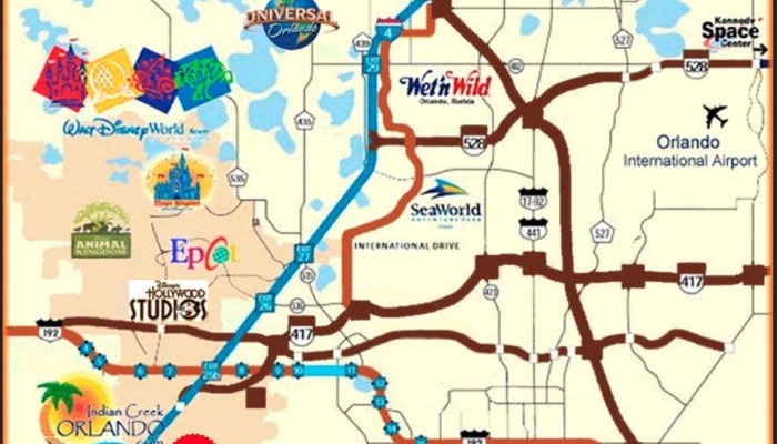 Se você está pensando em visitar a cidade de Orlando, então você precisa conhecer este Mapa de Orlando.