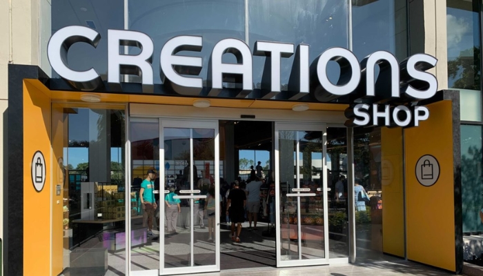 Creations Shop Uma nova loja de produtos foi criada pela The Walt Disney Company na área de entretenimento da EPCOT.