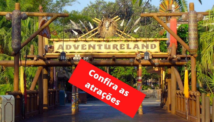 As Atrações na área Adventureland levam os visitantes a uma experiência completa de emoção, diversão e aventura!