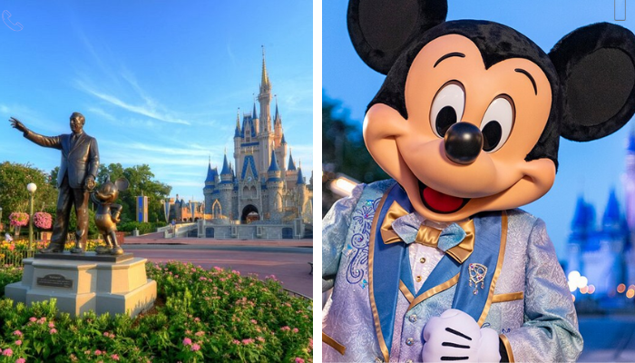 Disney com crianças pequenas